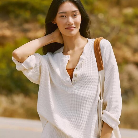 Electric & Rose Kate Sweatshirt and Tanner Pant Thermal Set Ivory - Picture 3 of 9